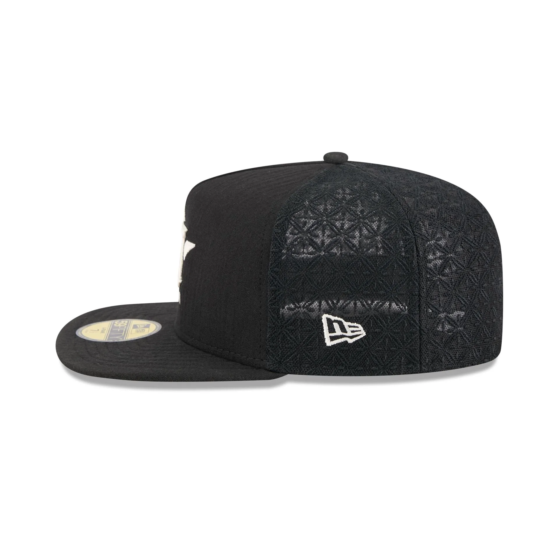 Houston Astros Black Mesh 59FIFTY A-Frame Fitted Hat sold by New Era product image thumbnail 4