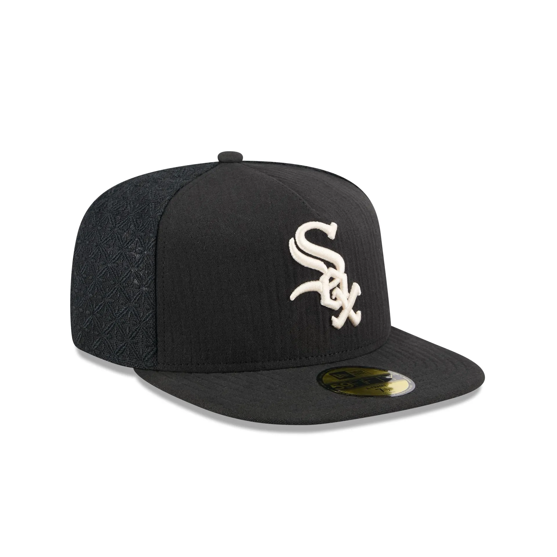 Chicago White Sox Black Mesh 59FIFTY A-Frame Fitted Hat sold by New Era product image thumbnail 3
