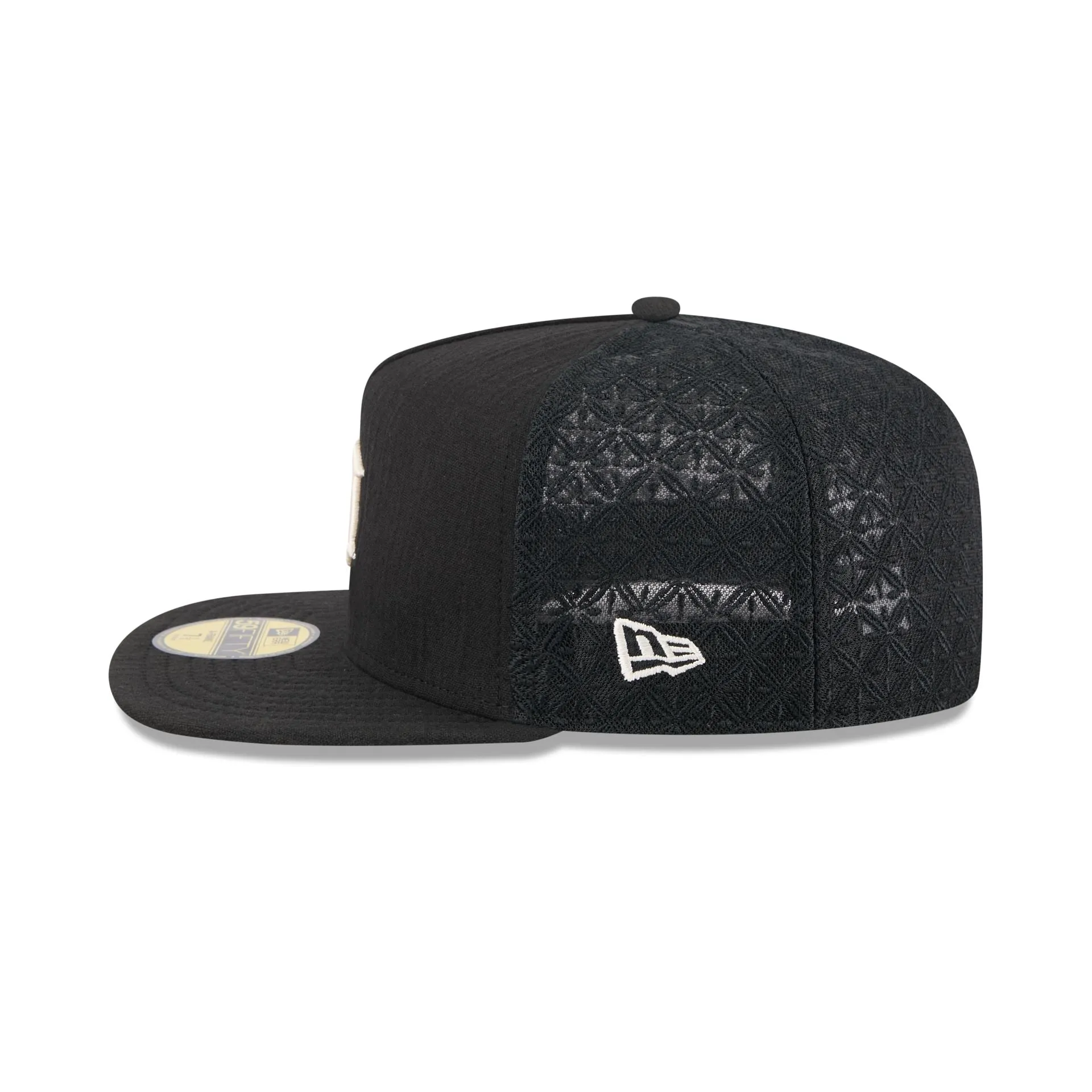 Detroit Tigers Black Mesh 59FIFTY A-Frame Fitted Hat sold by New Era product image thumbnail 4