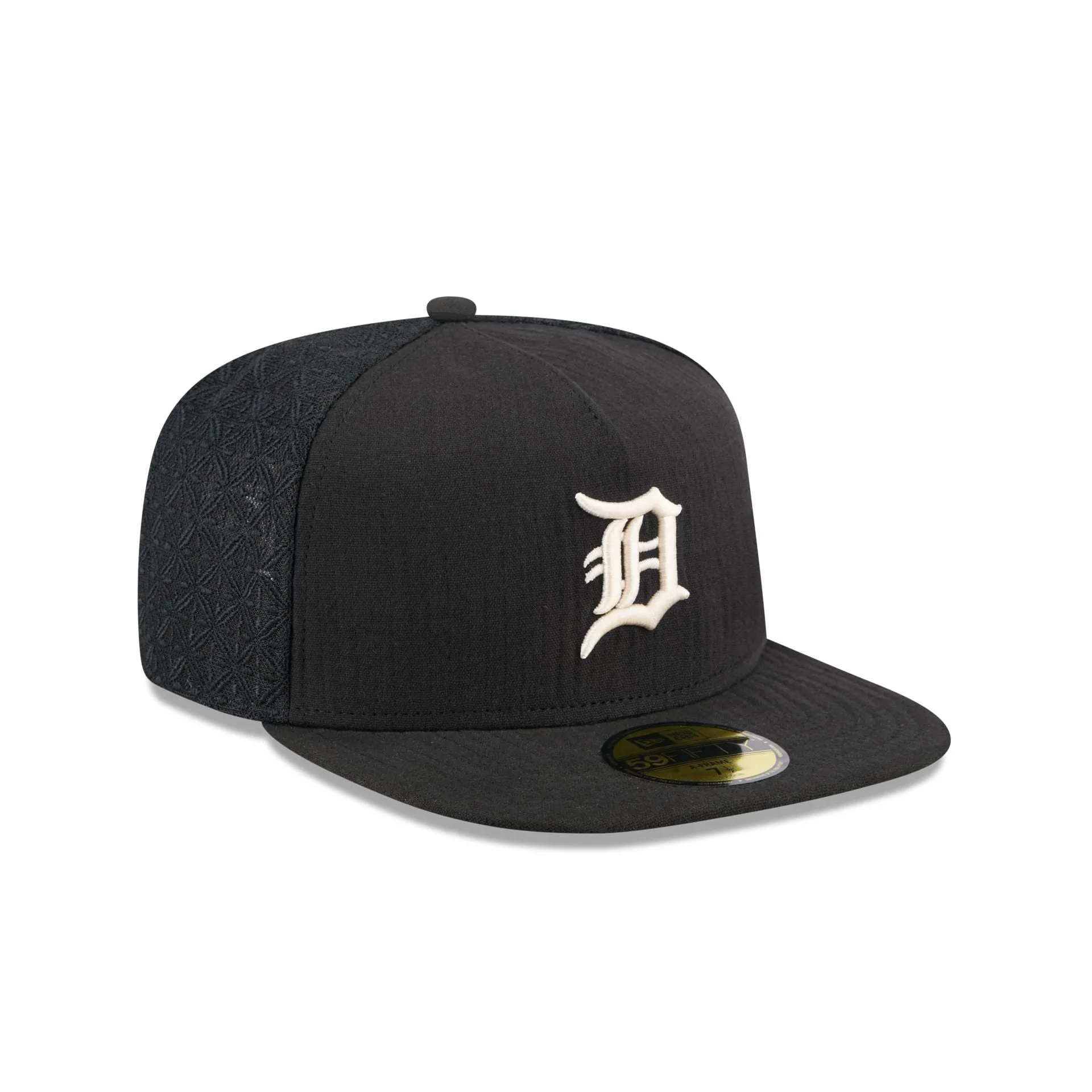Detroit Tigers Black Mesh 59FIFTY A-Frame Fitted Hat sold by New Era product image thumbnail 3