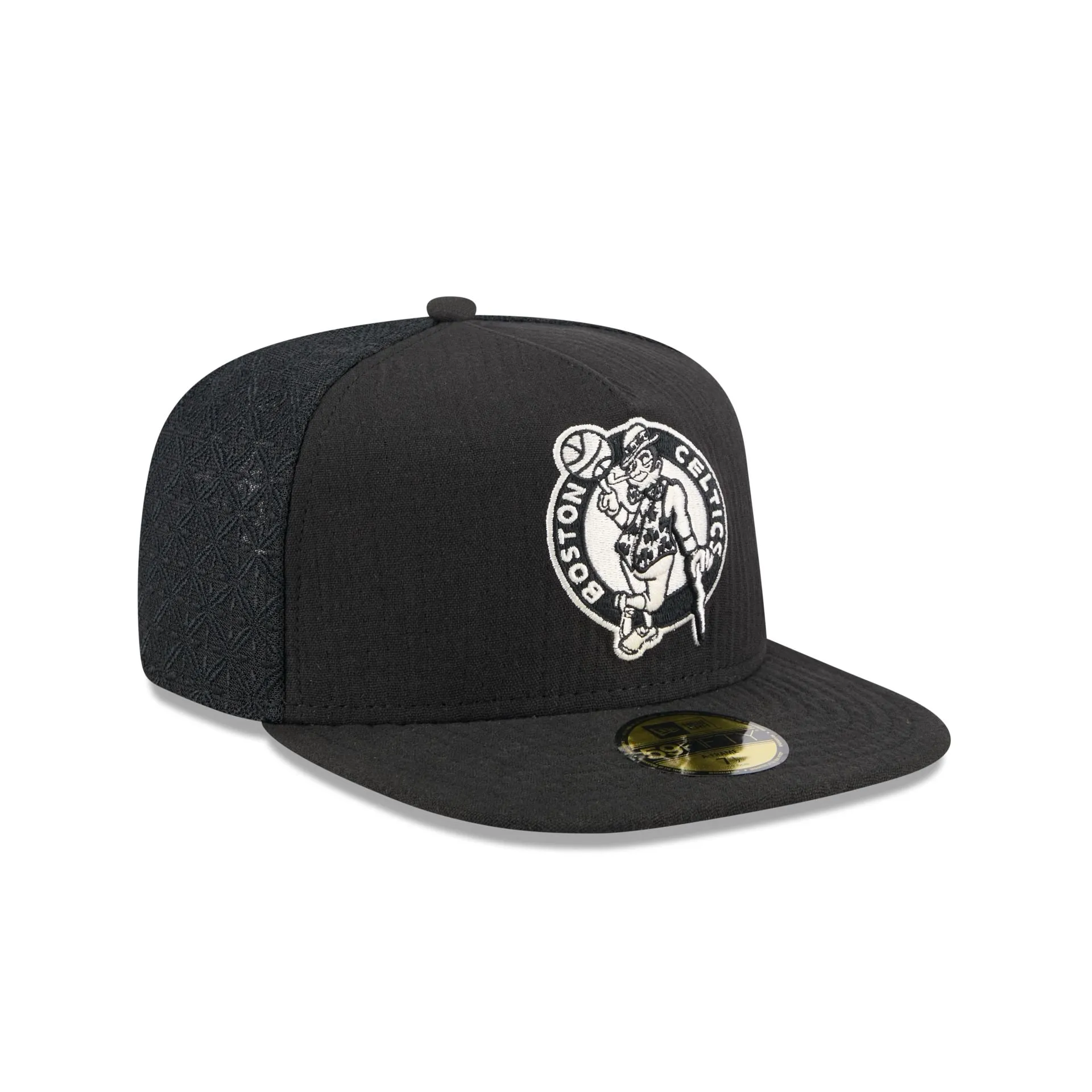 Boston Celtics Black Mesh 59FIFTY A-Frame Fitted Hat sold by New Era product image thumbnail 3