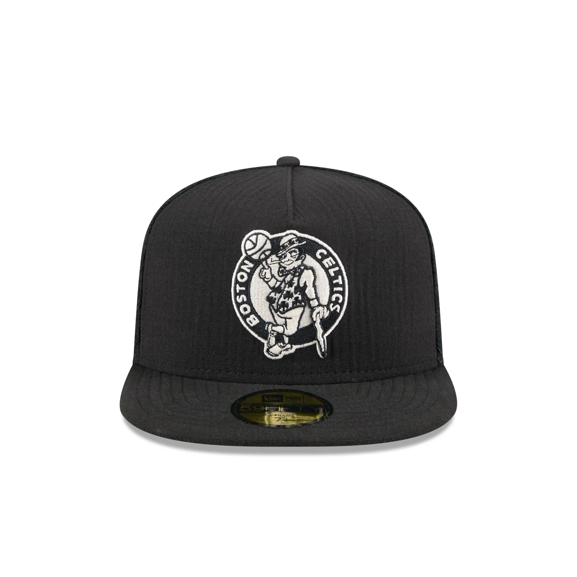 Boston Celtics Black Mesh 59FIFTY A-Frame Fitted Hat sold by New Era product image thumbnail 2