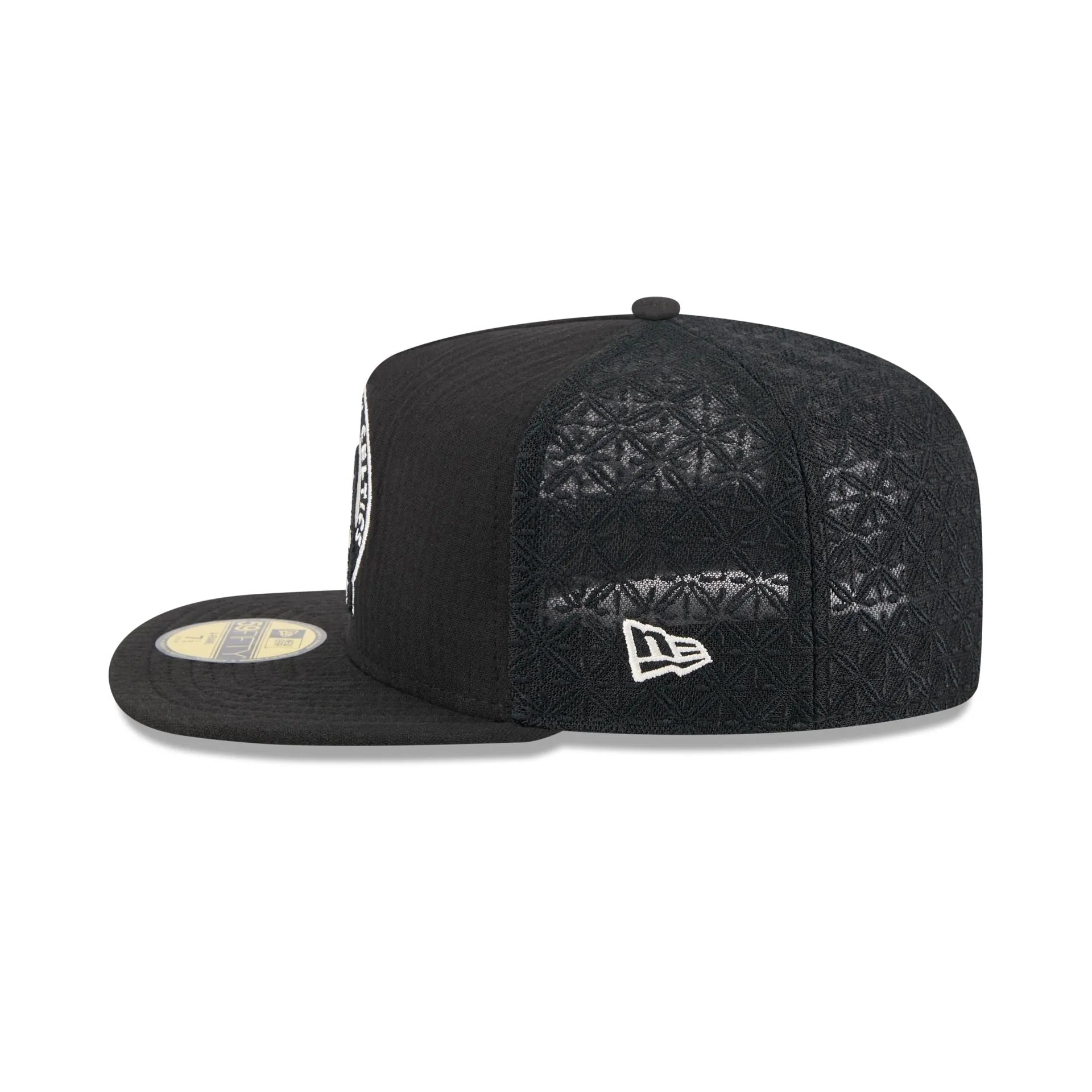 Boston Celtics Black Mesh 59FIFTY A-Frame Fitted Hat sold by New Era product image thumbnail 4