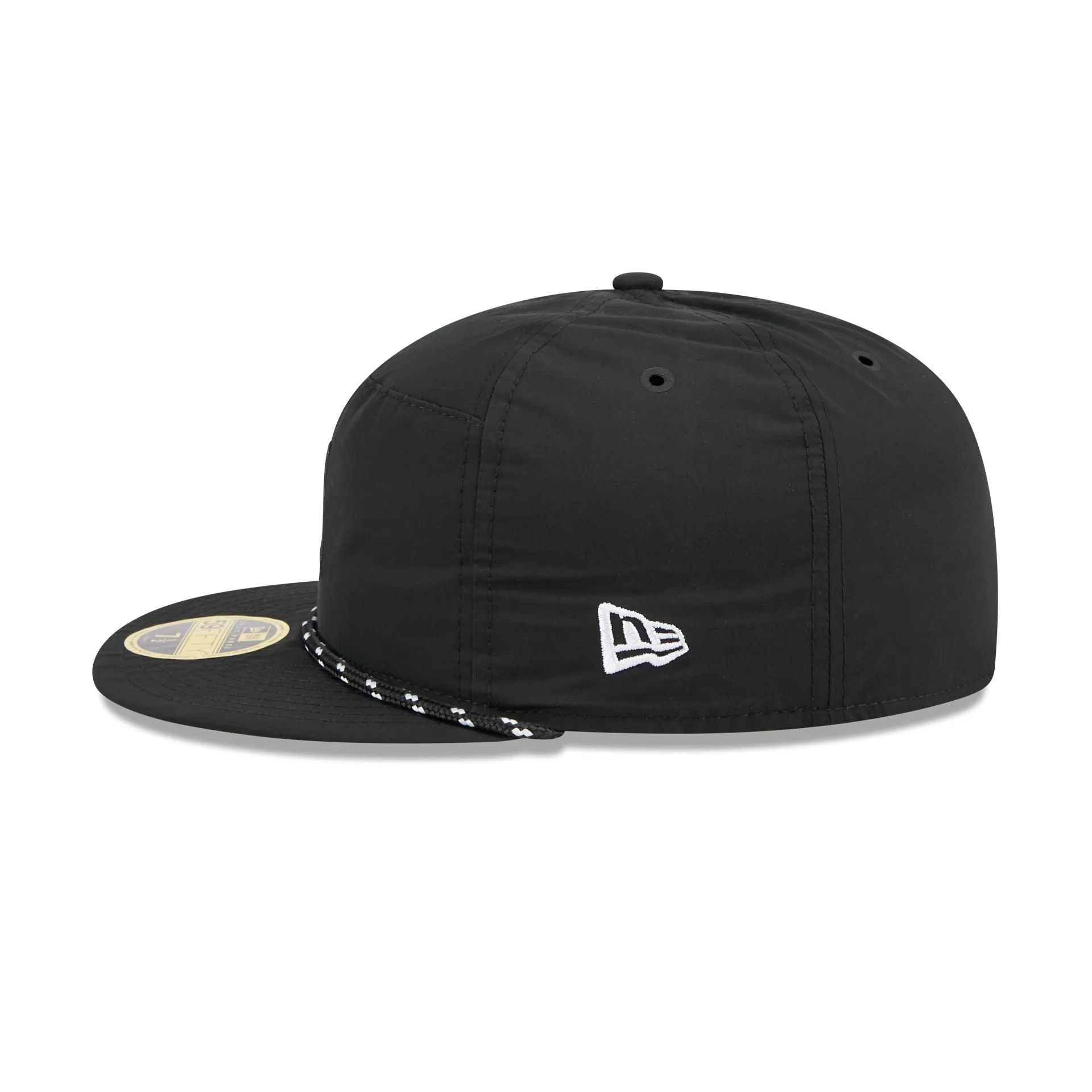Washington Capitals Black Poly Rope Split Panel 59FIFTY Fitted Hat sold by New Era product image thumbnail 4