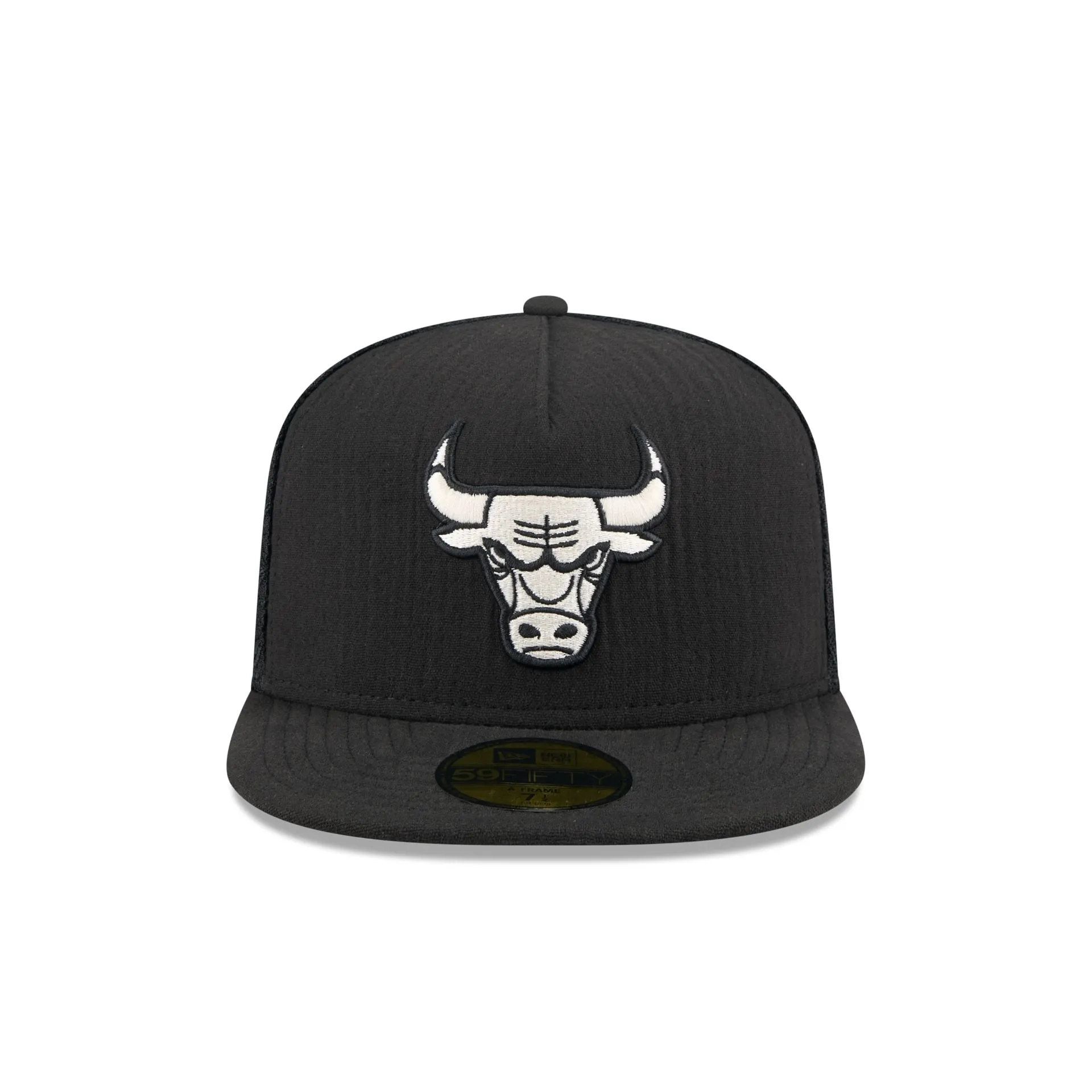 Chicago Bulls Black Mesh 59FIFTY A-Frame Fitted Hat sold by New Era product image thumbnail 2