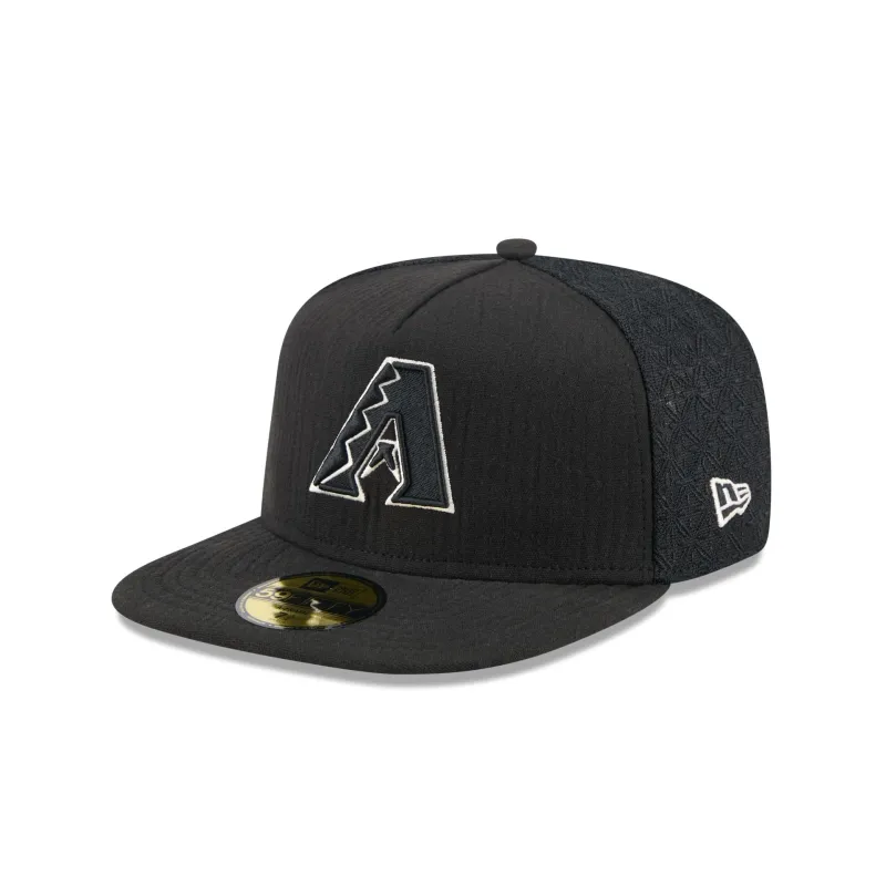 Arizona Diamondbacks Black Mesh 59FIFTY A-Frame Fitted Hat sold by New Era