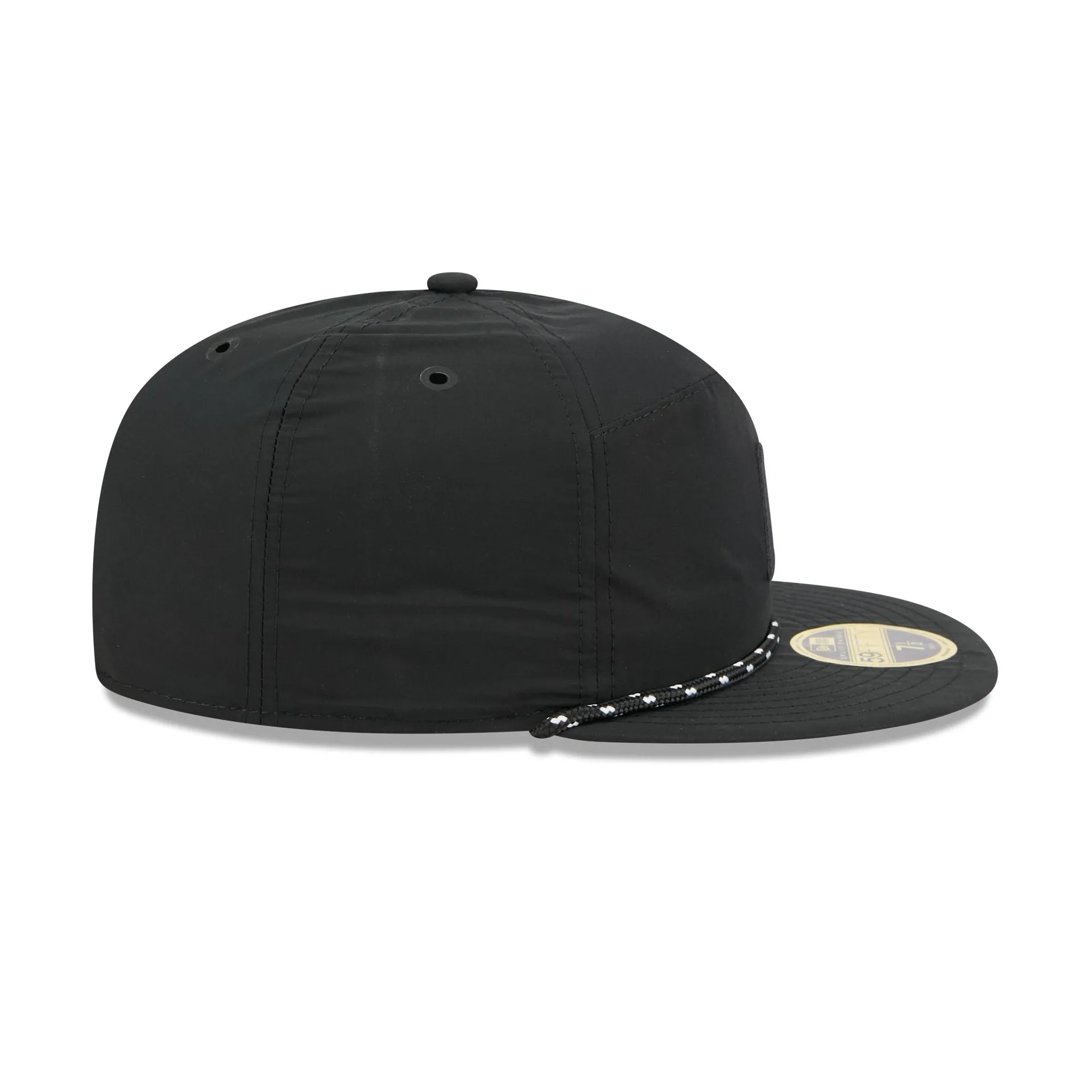Seattle Mariners Black Poly Rope Split Panel 59FIFTY Fitted Hat sold by New Era product image thumbnail 5