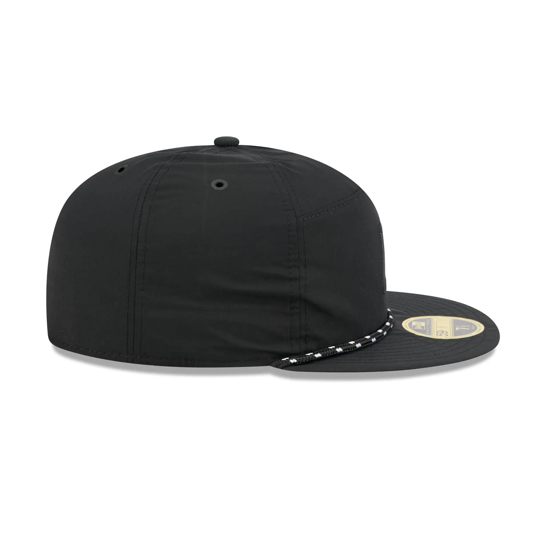 Pittsburgh Pirates Black Poly Rope Split Panel 59FIFTY Fitted Hat sold by New Era product image thumbnail 5