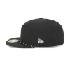 Philadelphia Phillies Black Poly Rope Split Panel 59FIFTY Fitted Hat sold by New Era