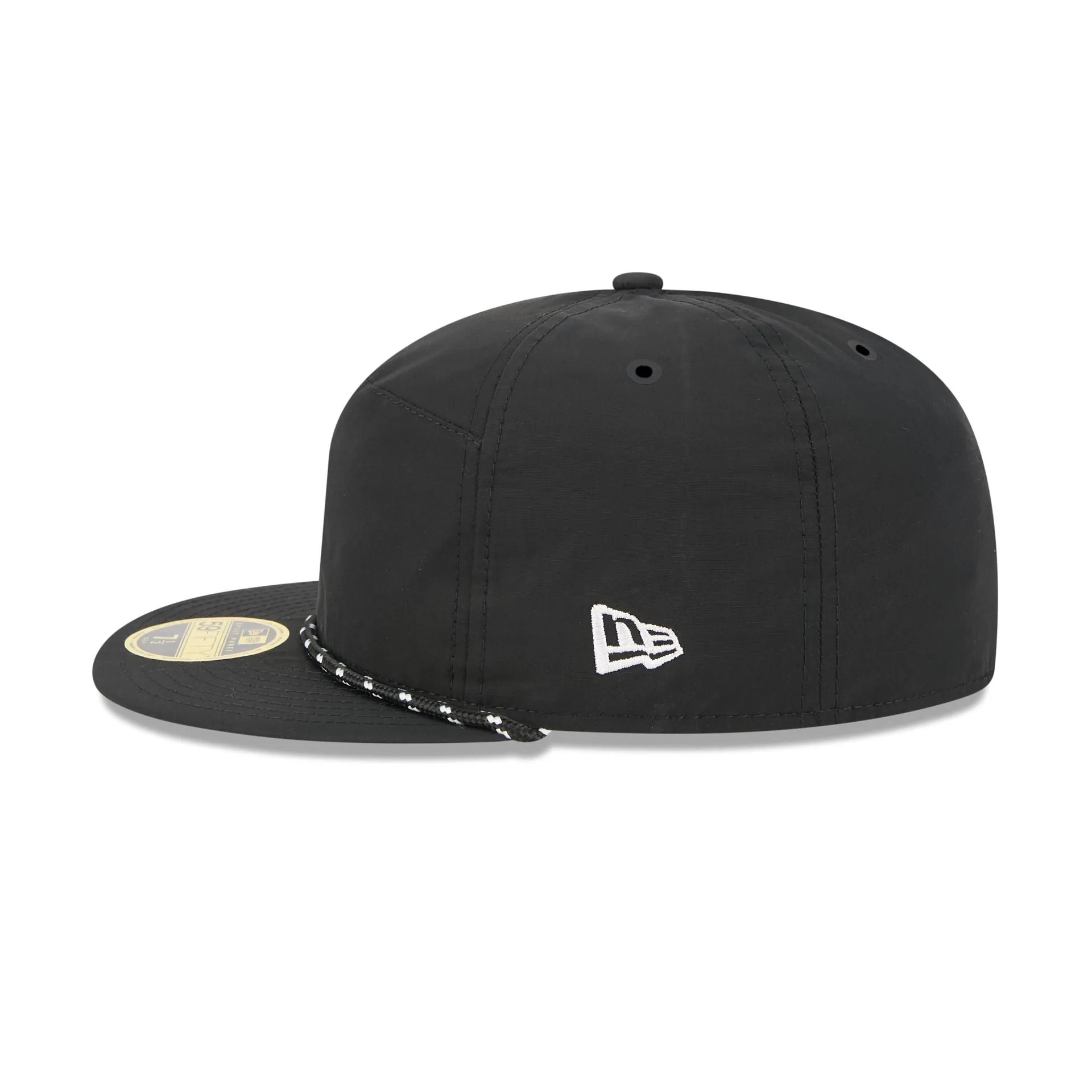 Philadelphia Phillies Black Poly Rope Split Panel 59FIFTY Fitted Hat sold by New Era product image thumbnail 4