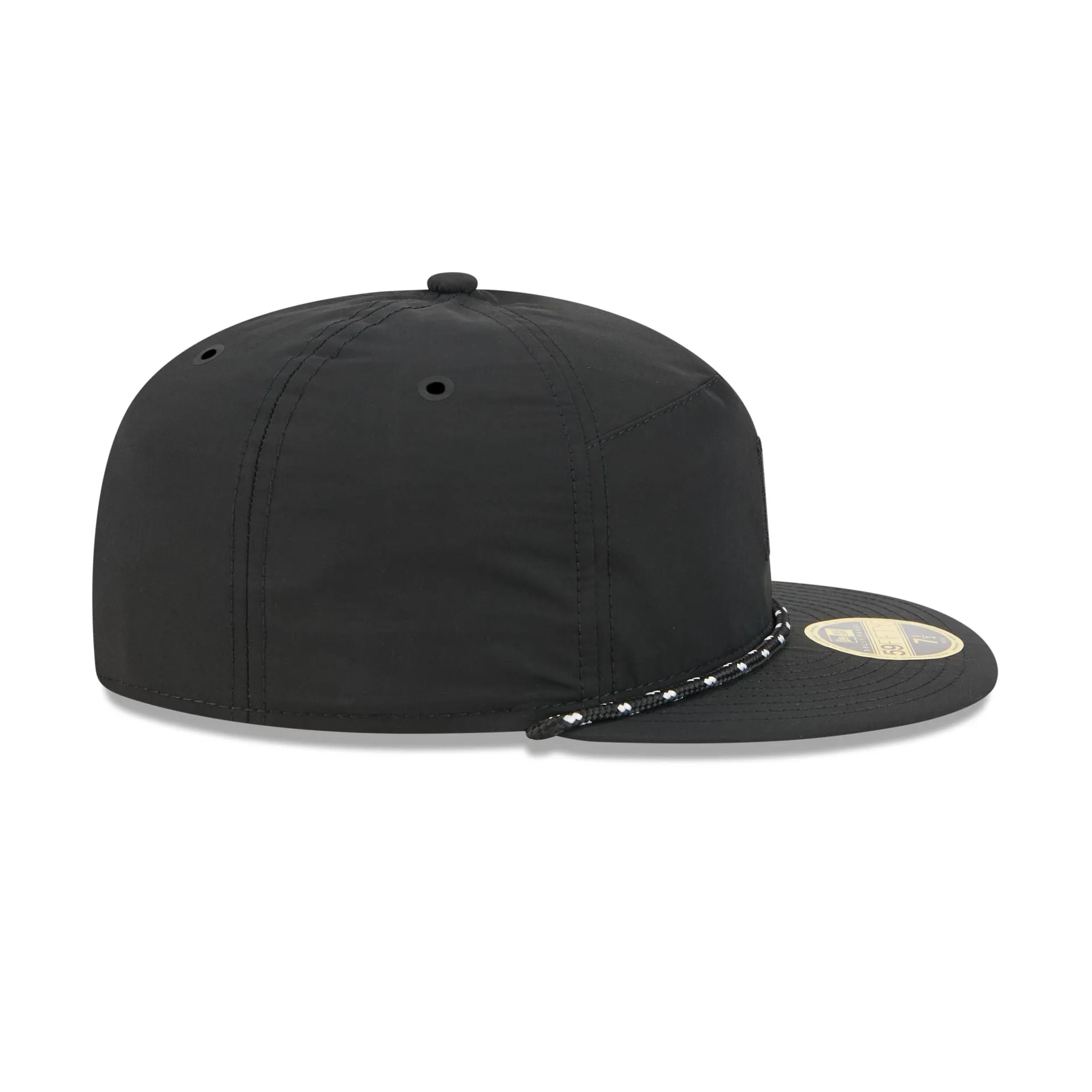 Philadelphia Phillies Black Poly Rope Split Panel 59FIFTY Fitted Hat sold by New Era product image thumbnail 5