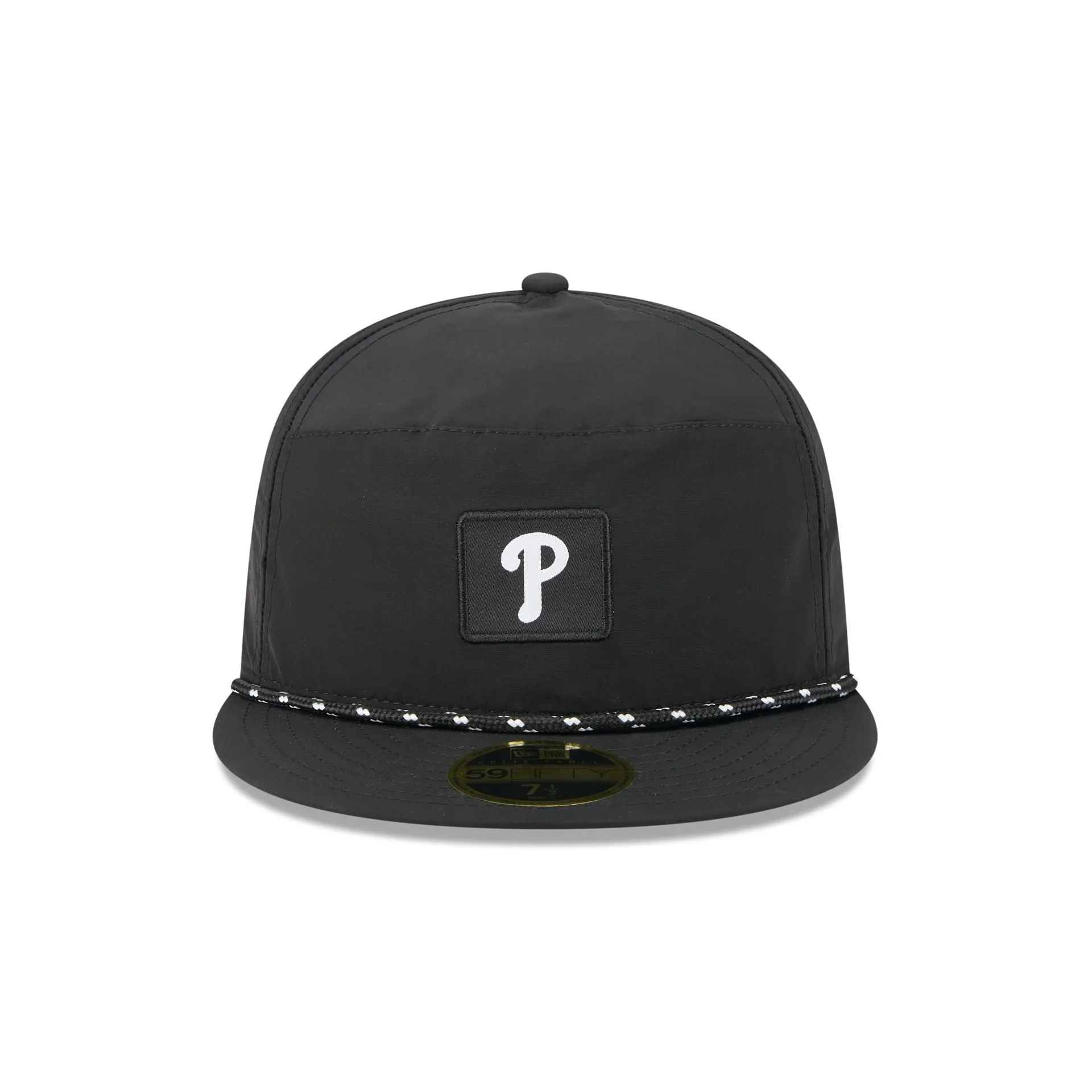 Philadelphia Phillies Black Poly Rope Split Panel 59FIFTY Fitted Hat sold by New Era product image thumbnail 2