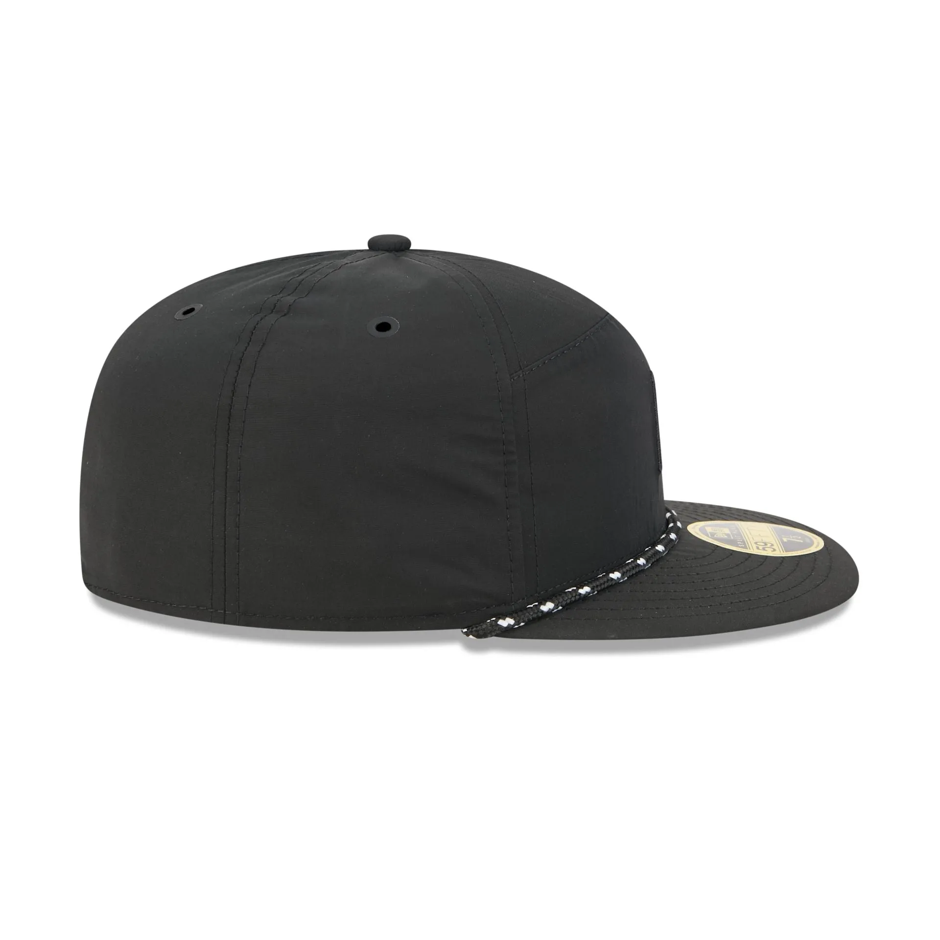 Philadelphia Eagles Black Poly Rope Split Panel 59FIFTY Fitted Hat sold by New Era product image thumbnail 5