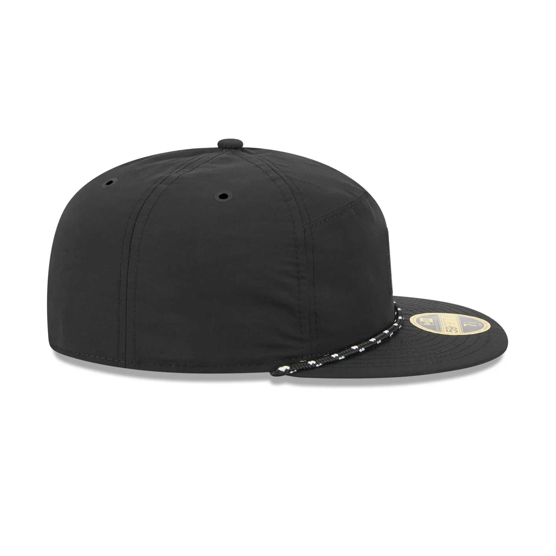 New York Mets Black Poly Rope Split Panel 59FIFTY Fitted Hat sold by New Era product image thumbnail 5