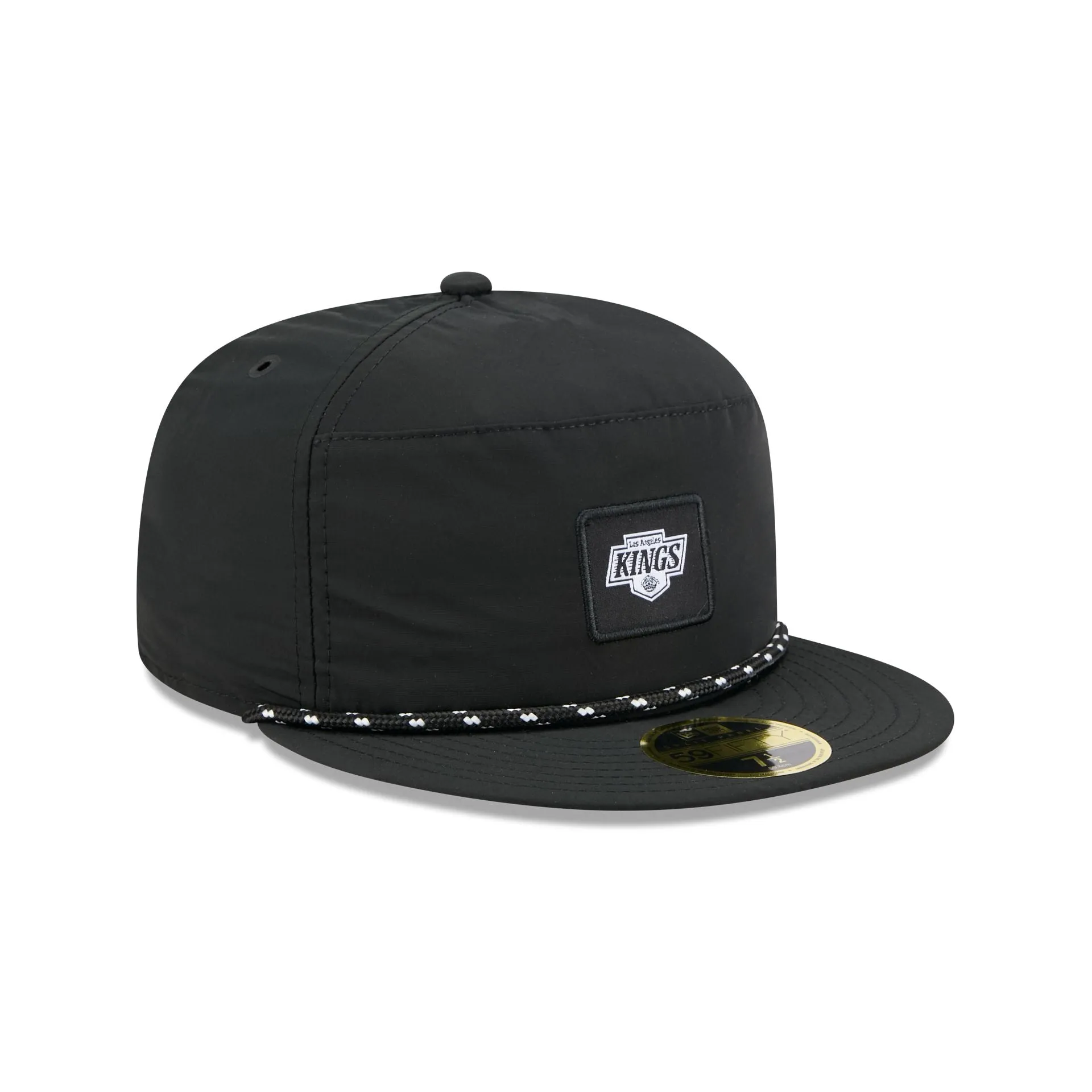 Los Angeles Kings Black Poly Rope Split Panel 59FIFTY Fitted Hat sold by New Era product image thumbnail 3