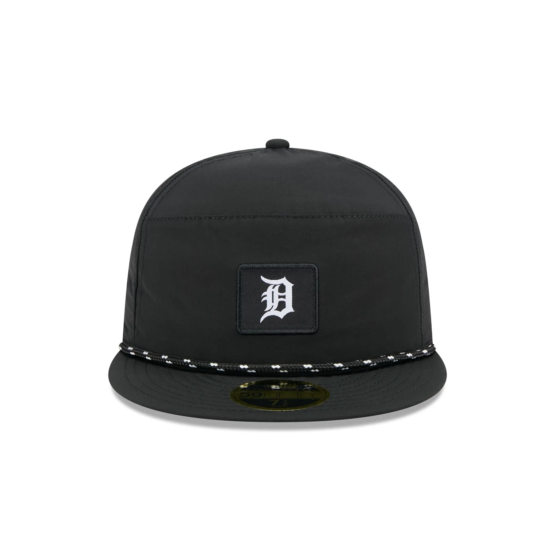 Detroit Tigers Black Poly Rope Split Panel 59FIFTY Fitted Hat sold by New Era product image thumbnail 2