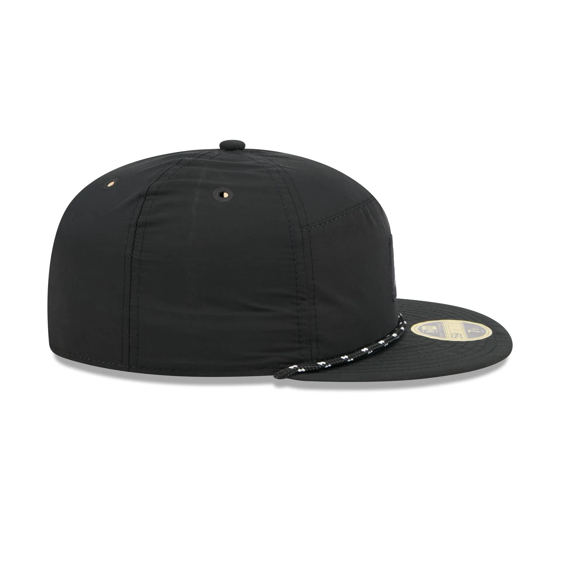 Detroit Tigers Black Poly Rope Split Panel 59FIFTY Fitted Hat sold by New Era product image thumbnail 5