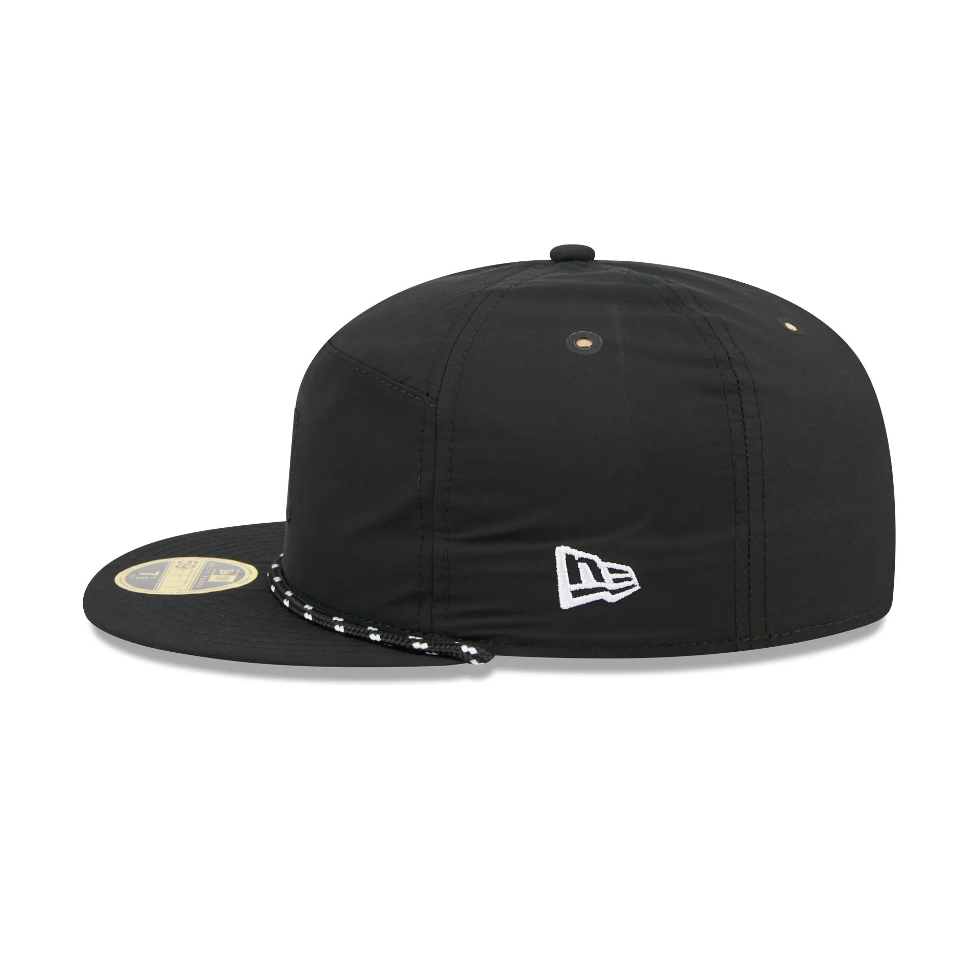 Chicago White Sox Black Poly Rope Split Panel 59FIFTY Fitted Hat sold by New Era product image thumbnail 4