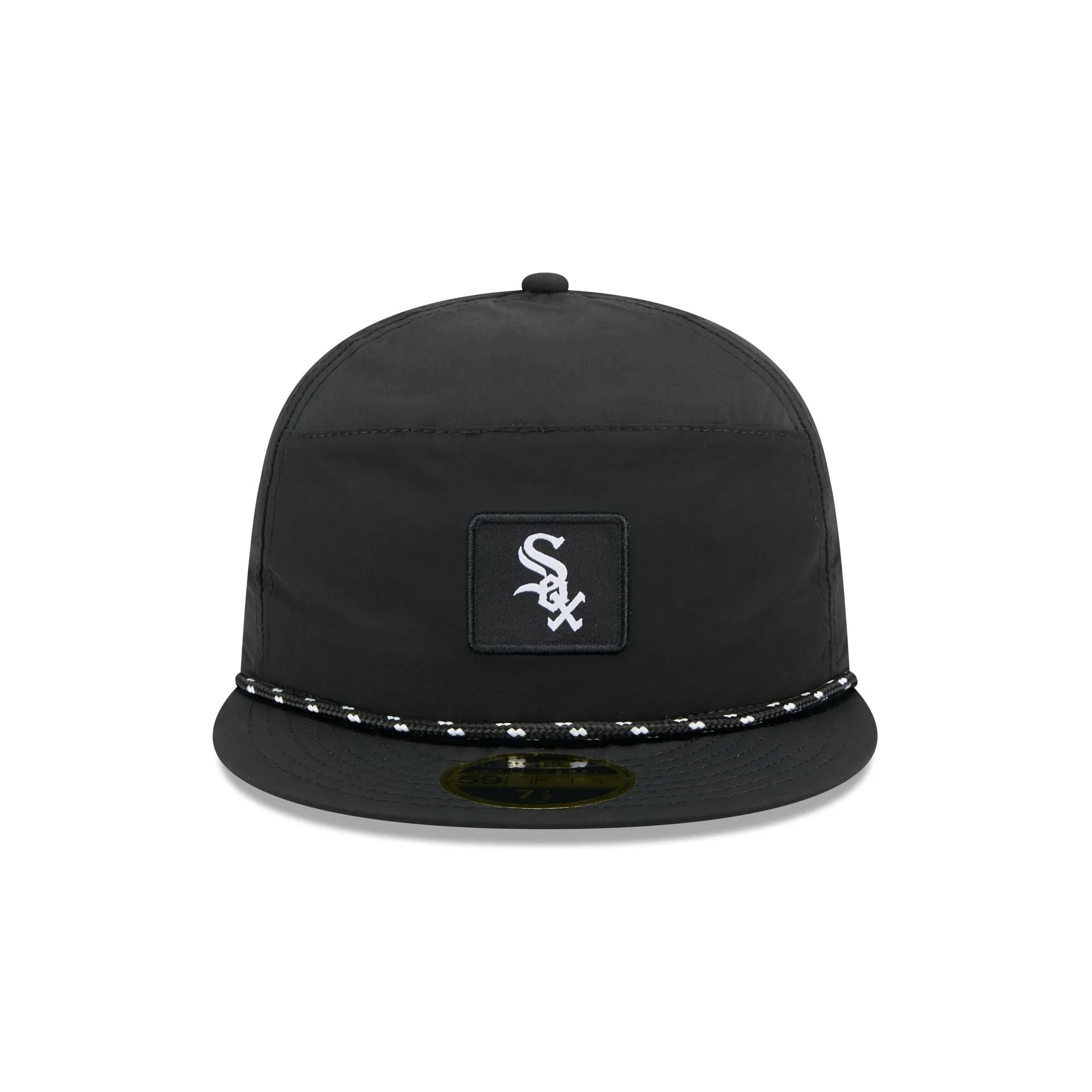 Chicago White Sox Black Poly Rope Split Panel 59FIFTY Fitted Hat sold by New Era product image thumbnail 2