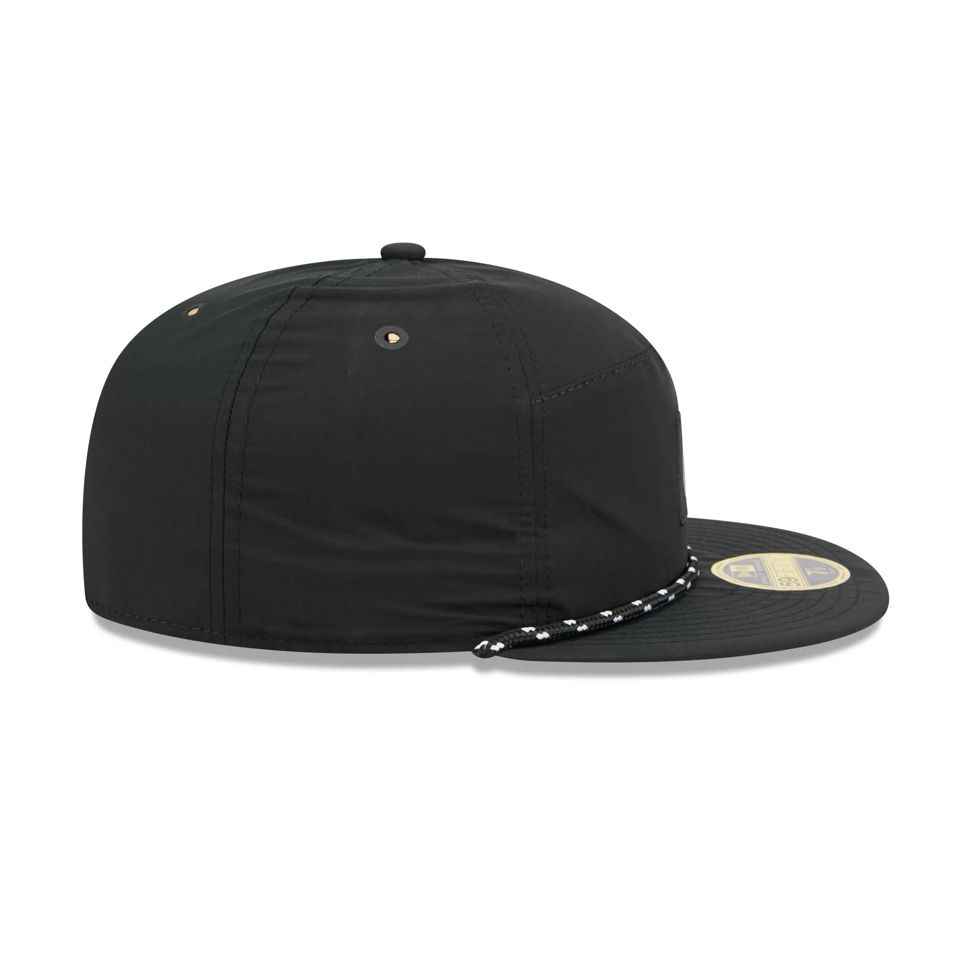 Chicago Cubs Black Poly Rope Split Panel 59FIFTY Fitted Hat sold by New Era product image thumbnail 5