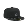 Chicago Cubs Black Poly Rope Split Panel 59FIFTY Fitted Hat sold by New Era