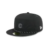 Chicago Cubs Black Poly Rope Split Panel 59FIFTY Fitted Hat sold by New Era