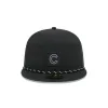 Chicago Cubs Black Poly Rope Split Panel 59FIFTY Fitted Hat sold by New Era