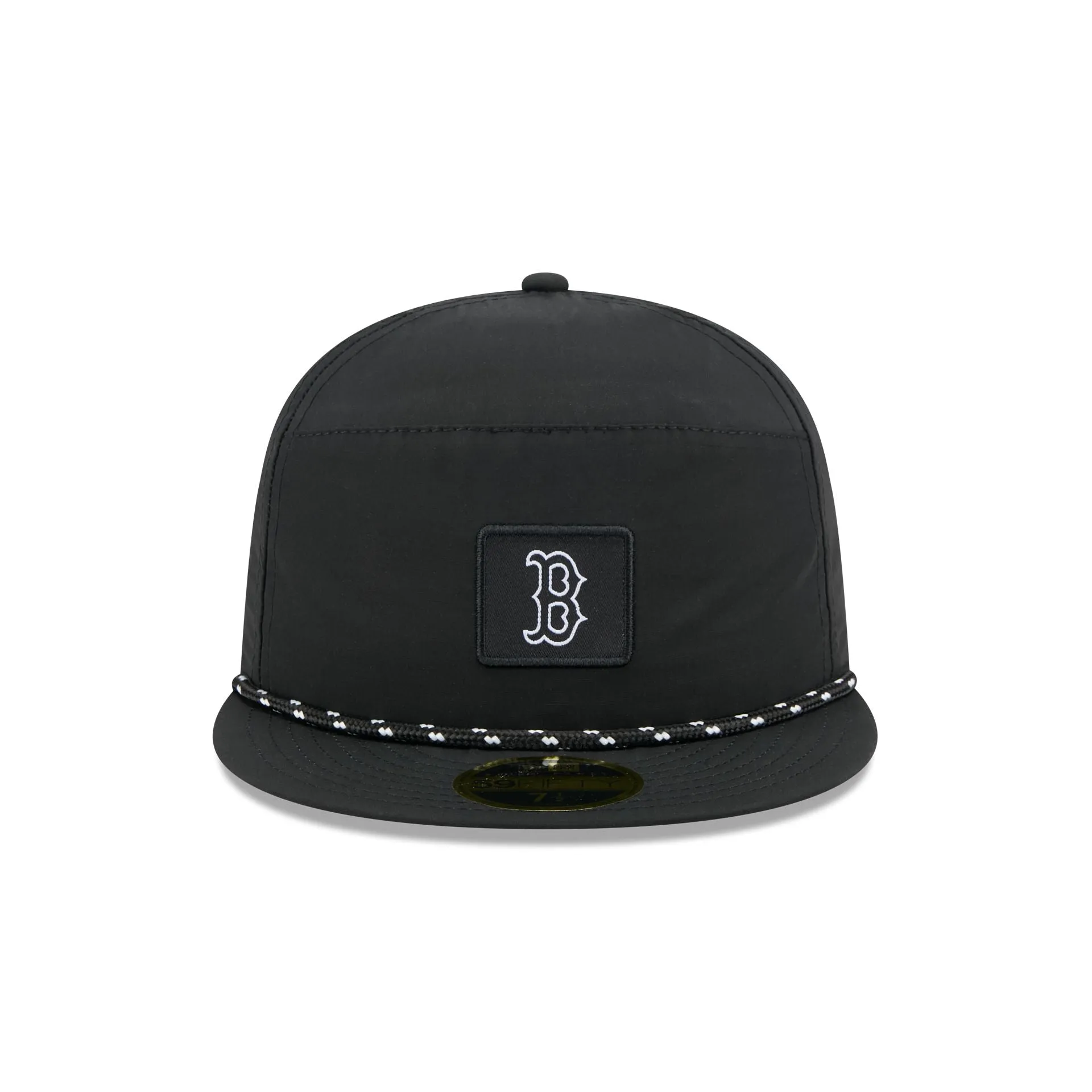 Boston Red Sox Black Poly Rope Split Panel 59FIFTY Fitted Hat sold by New Era product image thumbnail 2
