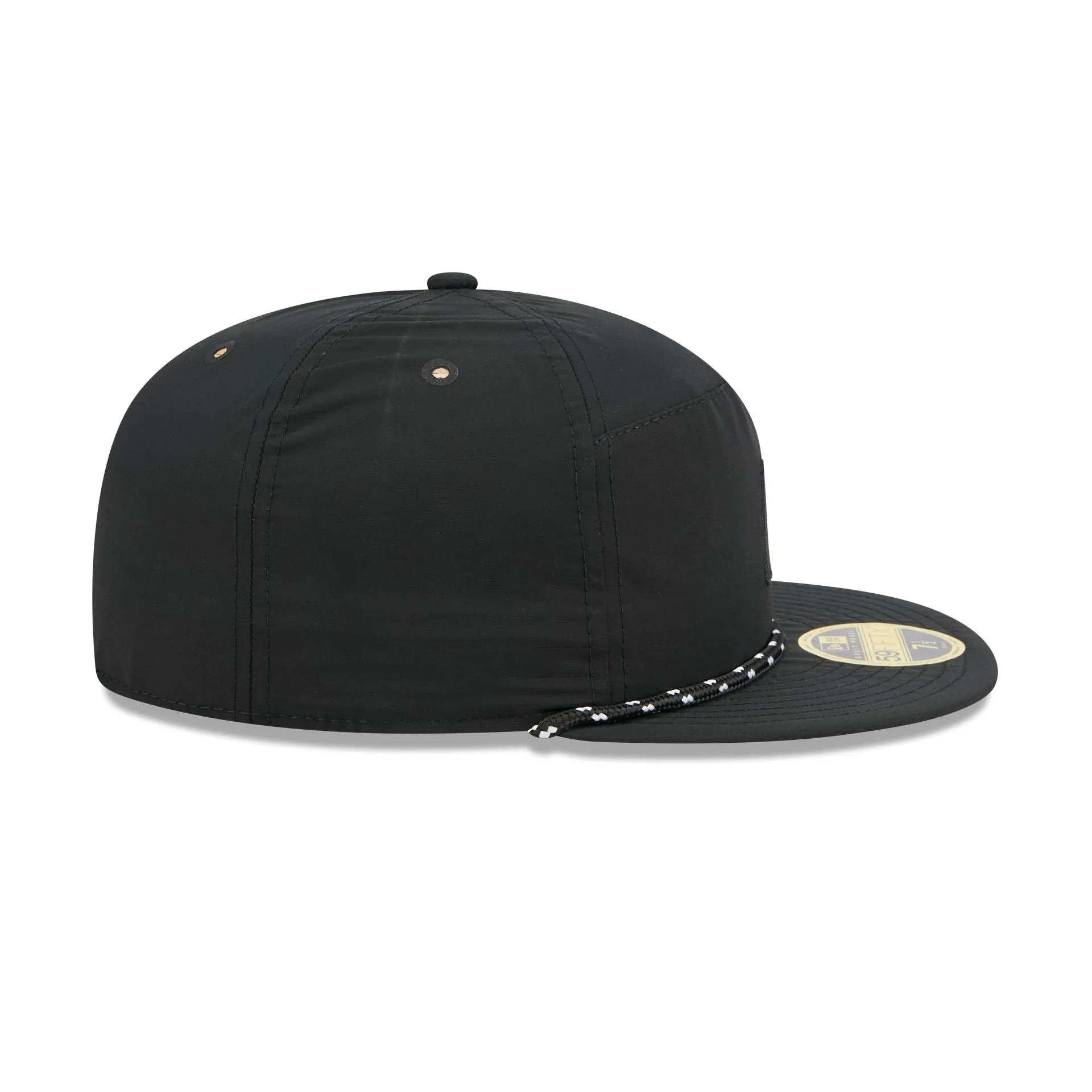 Boston Red Sox Black Poly Rope Split Panel 59FIFTY Fitted Hat sold by New Era product image thumbnail 5