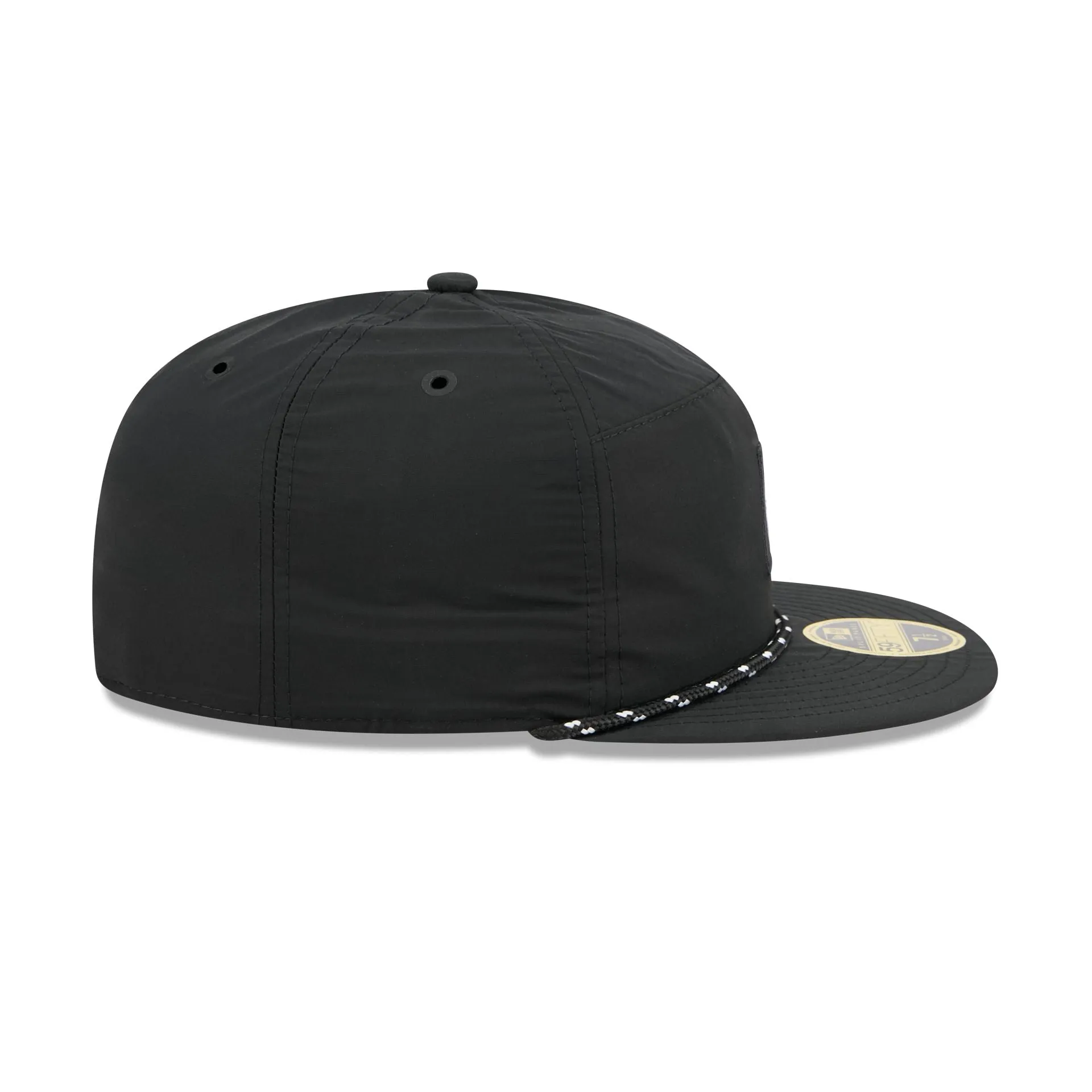 Boston Bruins Black Poly Rope Split Panel 59FIFTY Fitted Hat sold by New Era product image thumbnail 5