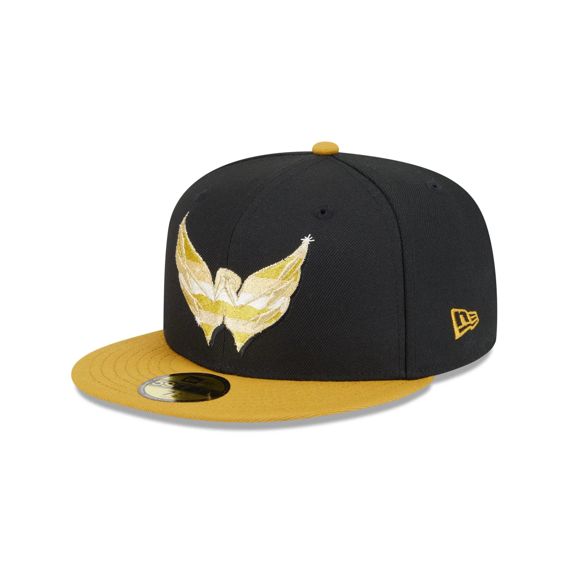 Washington Capitals Metallic Gold Logo 59FIFTY Fitted Hat sold by New Era