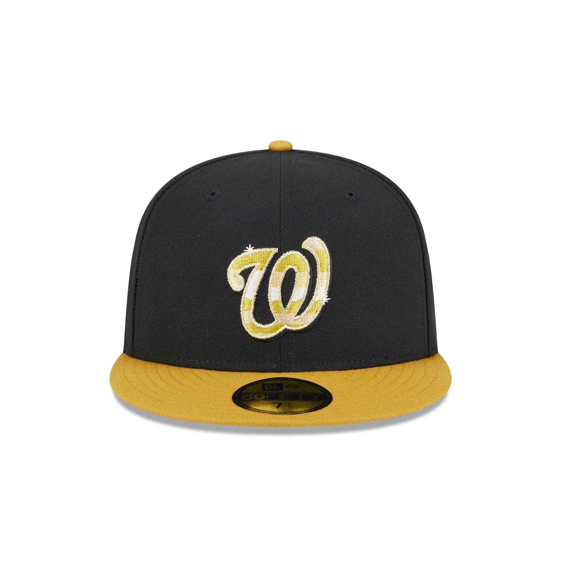 Washington Nationals Metallic Gold Logo 59FIFTY Fitted Hat sold by New Era product image thumbnail 2