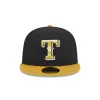 Texas Rangers Metallic Gold Logo 59FIFTY Fitted Hat sold by New Era
