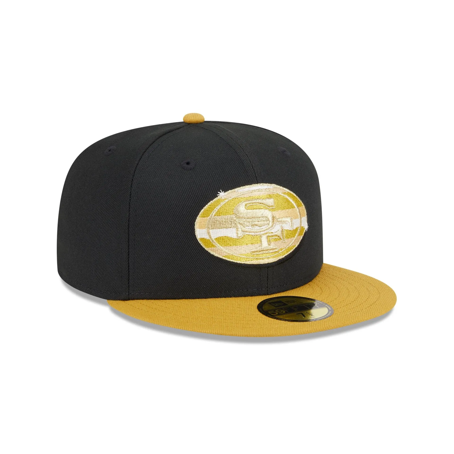 San Francisco 49ers Metallic Gold Logo 59FIFTY Fitted Hat sold by New Era product image thumbnail 3