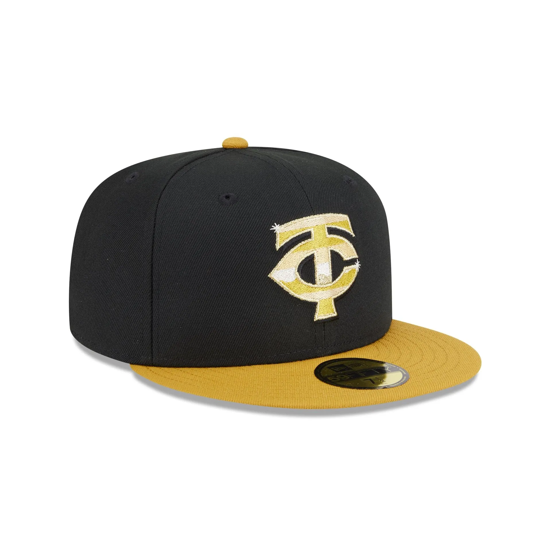 Minnesota Twins Metallic Gold Logo 59FIFTY Fitted Hat sold by New Era product image thumbnail 3
