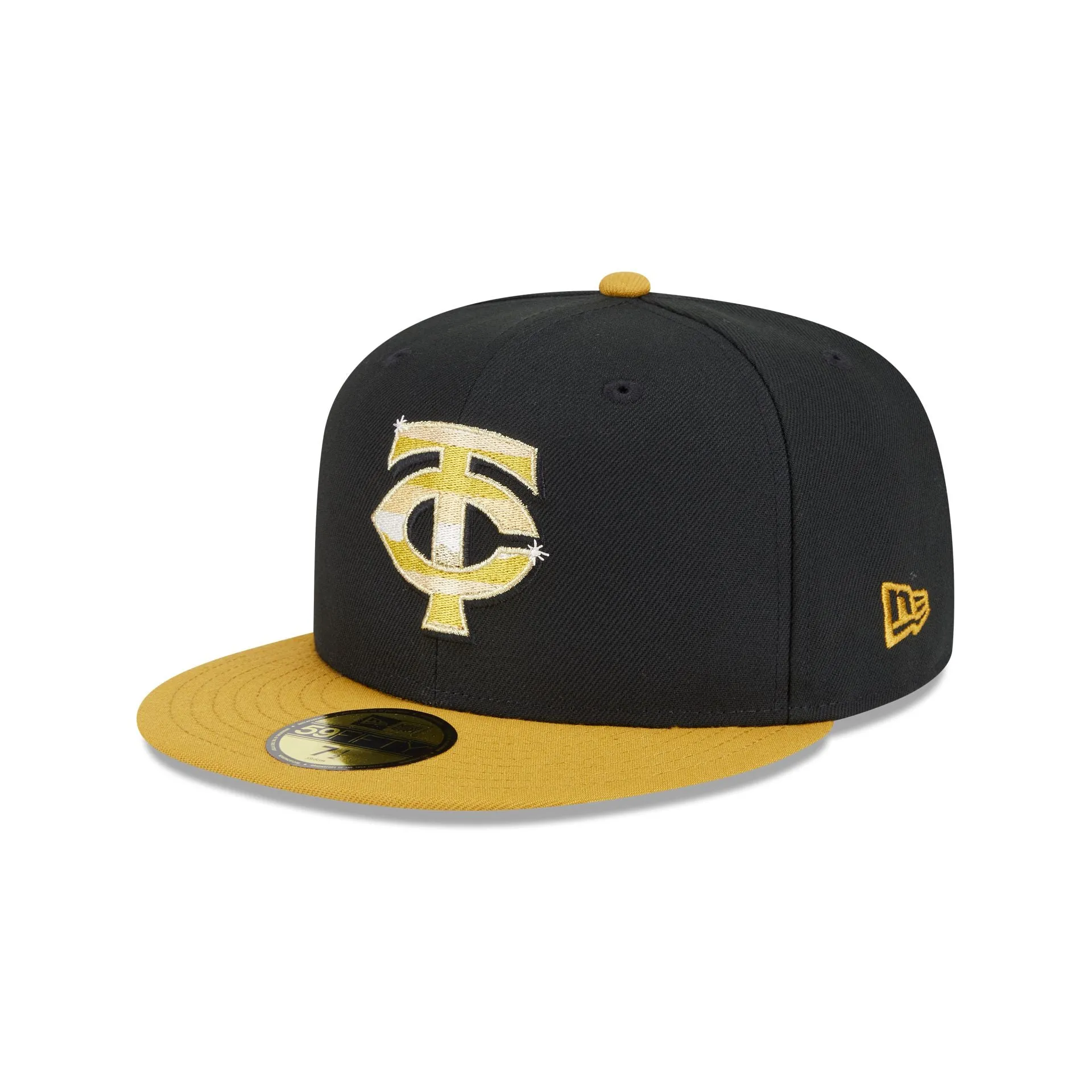 Minnesota Twins Metallic Gold Logo 59FIFTY Fitted Hat sold by New Era