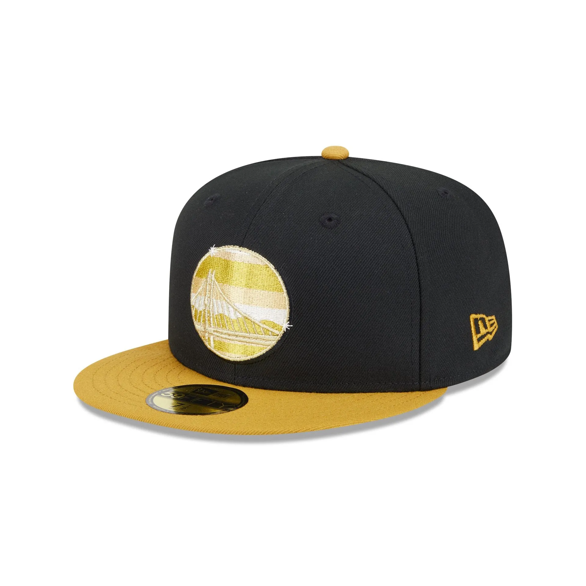 Golden State Warriors Metallic Gold Logo 59FIFTY Fitted Hat sold by New Era