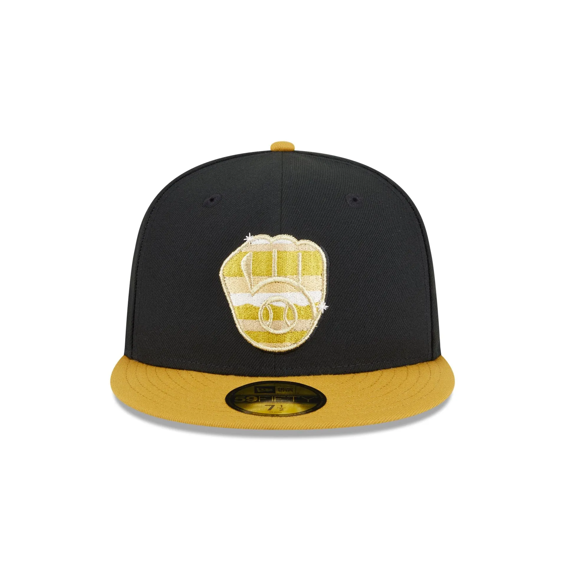 Milwaukee Brewers Metallic Gold Logo 59FIFTY Fitted Hat sold by New Era product image thumbnail 2