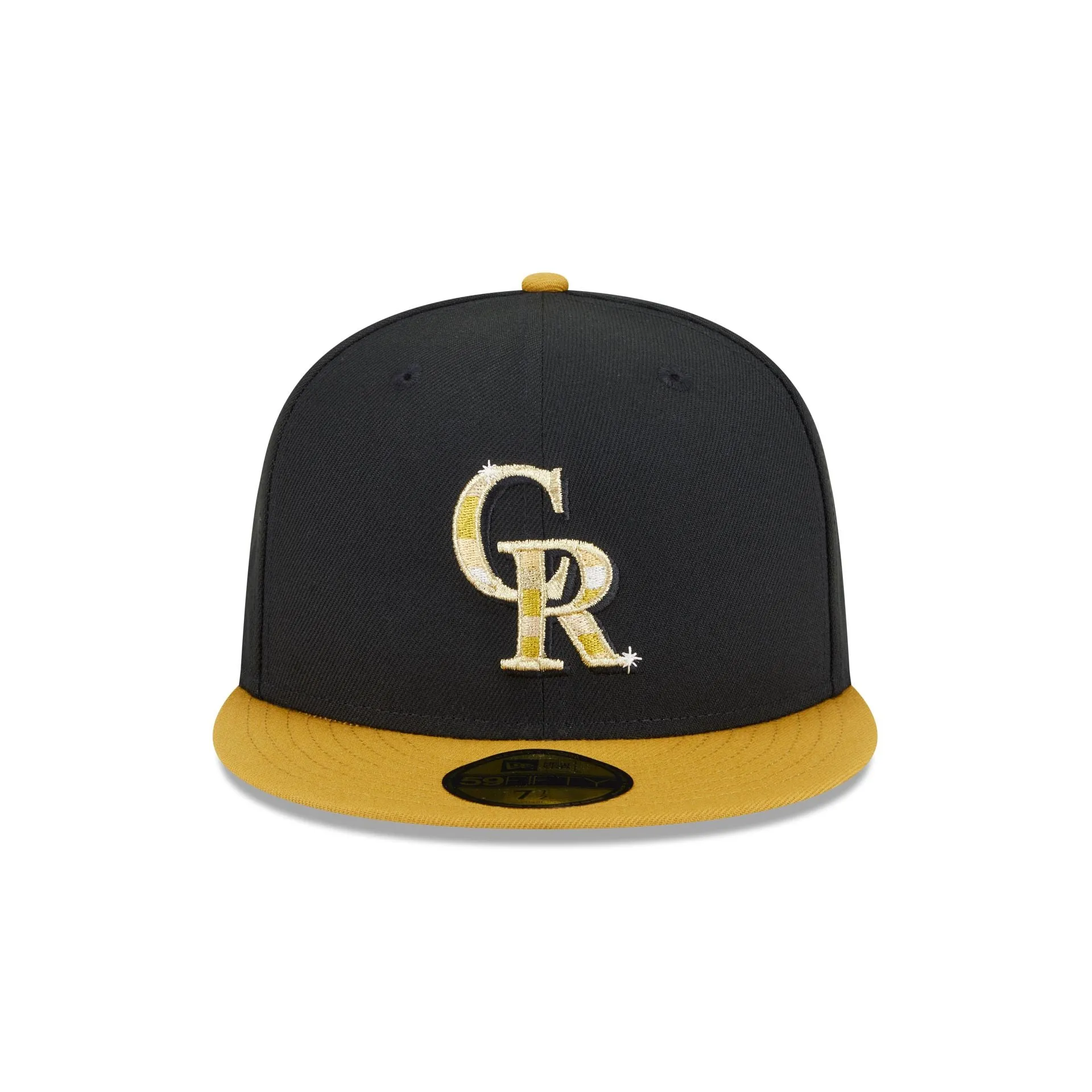 Colorado Rockies Metallic Gold Logo 59FIFTY Fitted Hat sold by New Era product image thumbnail 2