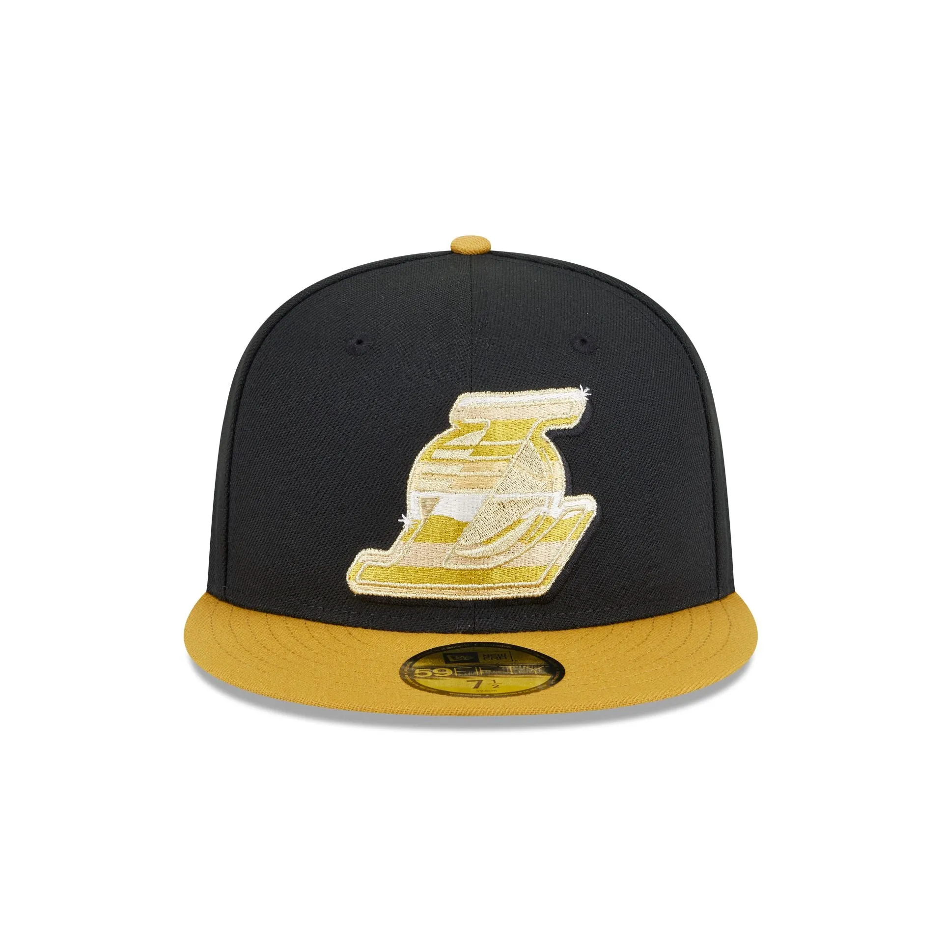 Los Angeles Lakers Metallic Gold Logo 59FIFTY Fitted Hat sold by New Era product image thumbnail 2