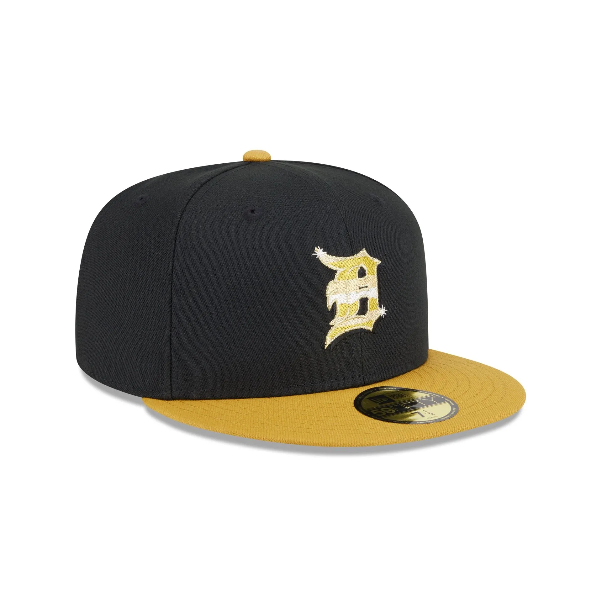 Detroit Tigers Metallic Gold Logo 59FIFTY Fitted Hat sold by New Era product image thumbnail 3