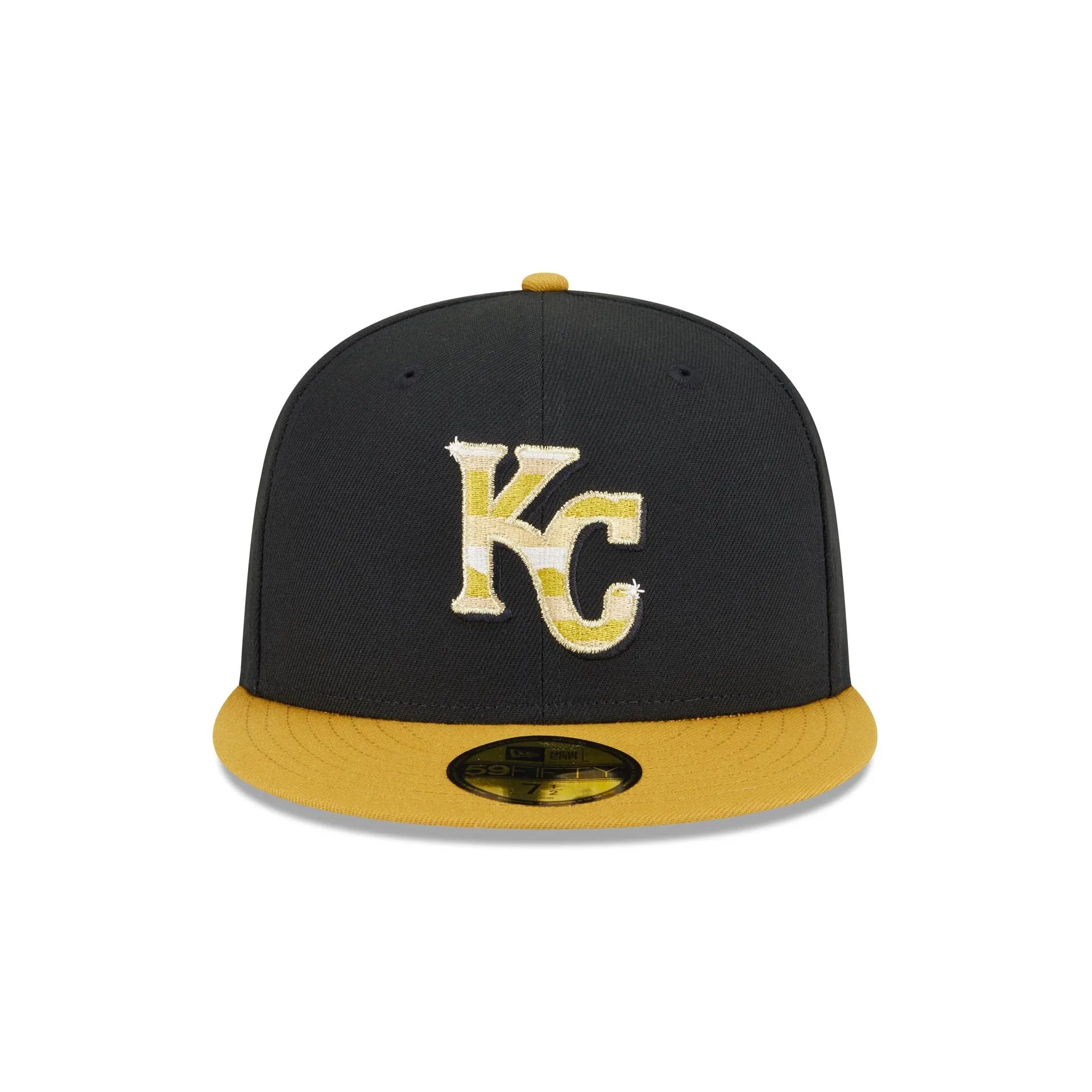 Kansas City Royals Metallic Gold Logo 59FIFTY Fitted Hat sold by New Era product image thumbnail 2