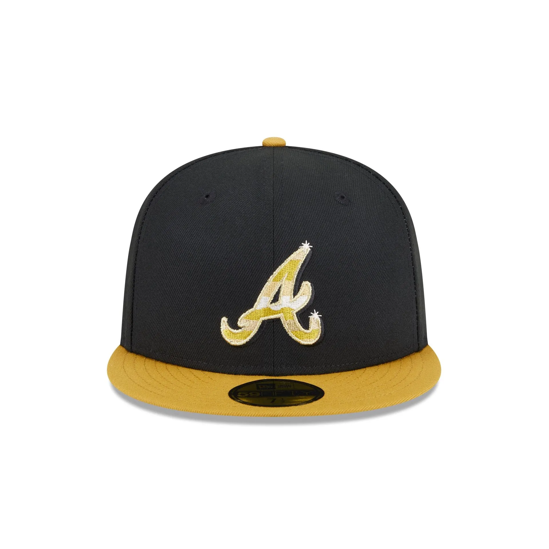 Atlanta Braves Metallic Gold Logo 59FIFTY Fitted Hat sold by New Era product image thumbnail 2