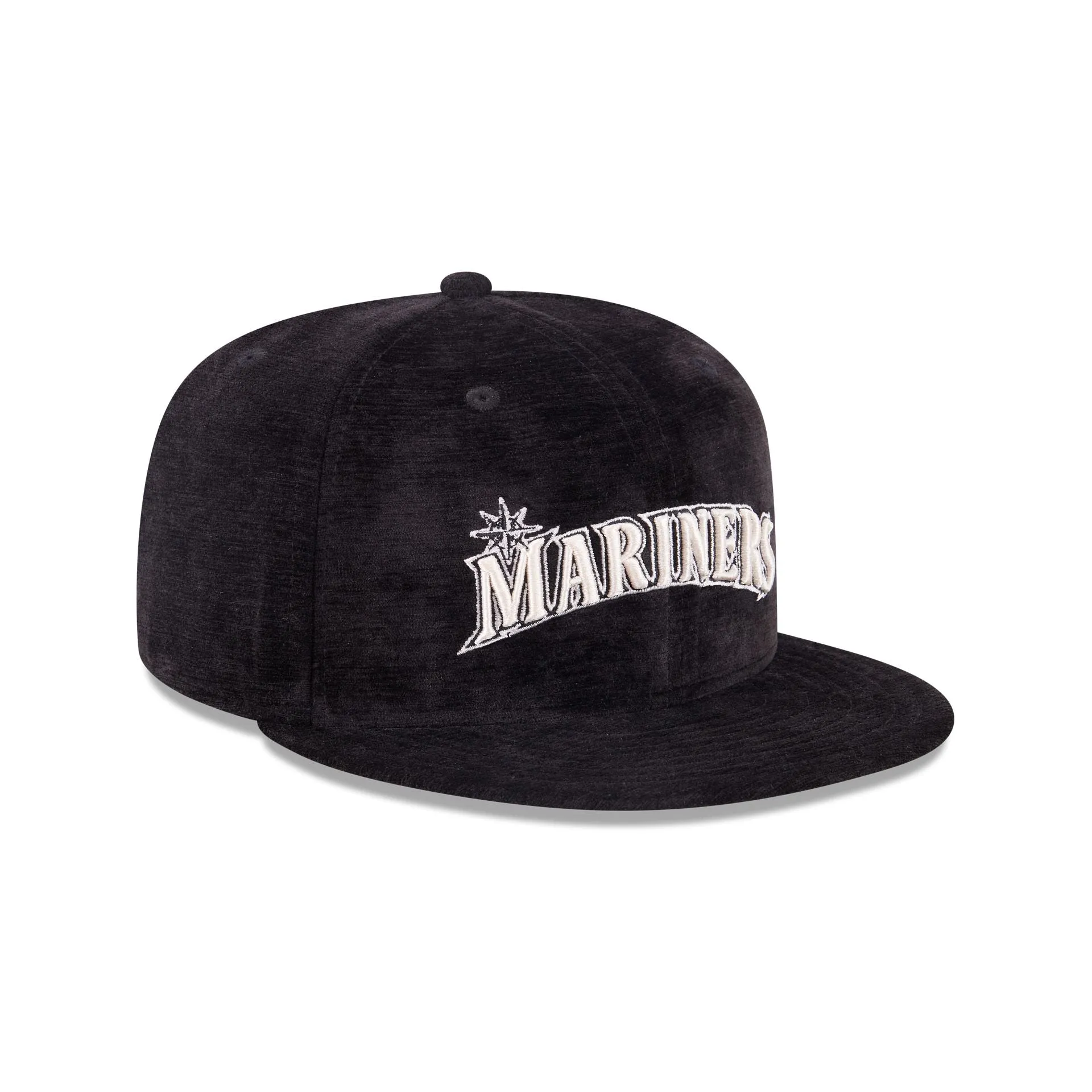Seattle Mariners Black Velvet 59FIFTY Fitted Hat sold by New Era product image thumbnail 3