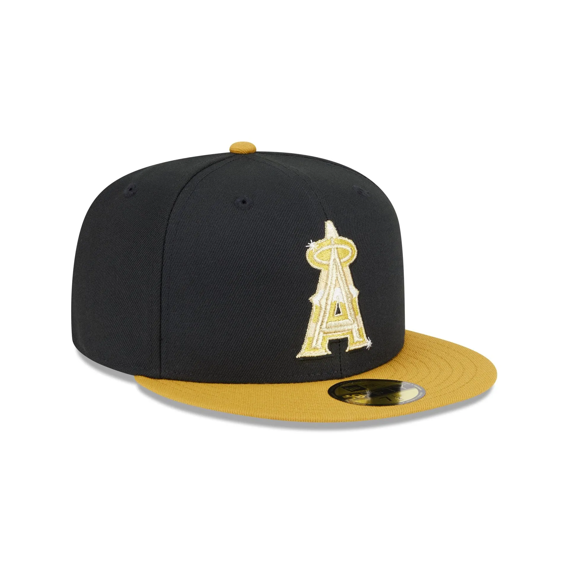 Los Angeles Angels Metallic Gold Logo 59FIFTY Fitted Hat sold by New Era product image thumbnail 3