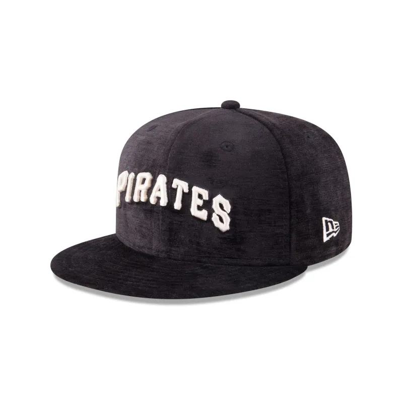 Pittsburgh Pirates Black Velvet 59FIFTY Fitted Hat sold by New Era