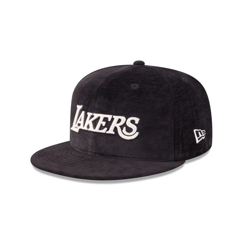 Los Angeles Lakers Black Velvet 59FIFTY Fitted Hat sold by New Era