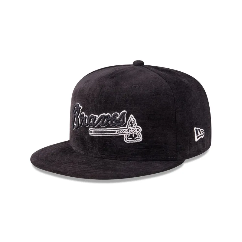 Atlanta Braves Black Velvet 59FIFTY Fitted Hat sold by New Era