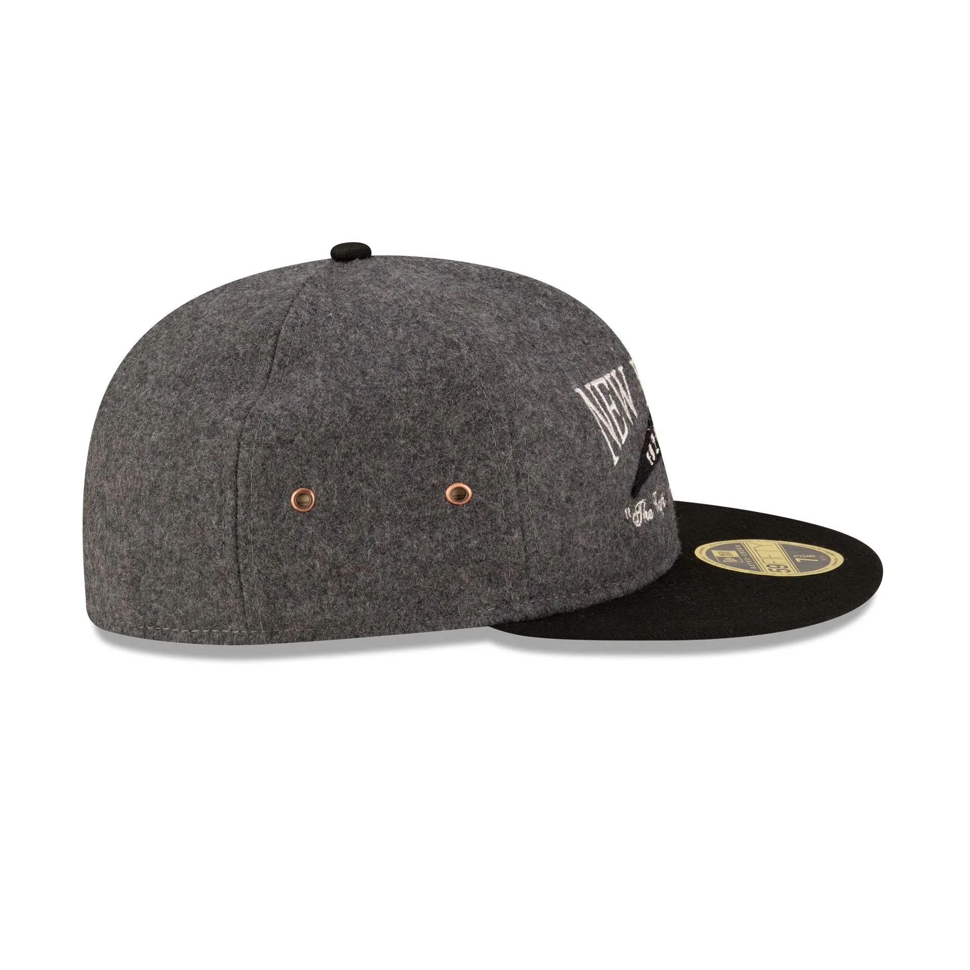 New Era Cap Heather Gray Retro Crown 59FIFTY Fitted Hat sold by New Era product image thumbnail 5