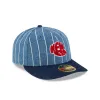 New Era Cap Denim Pinstripe Low Profile 59FIFTY Fitted Hat sold by New Era
